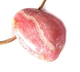 Trommelstein gebohrt Rhodochrosit 2 cm
