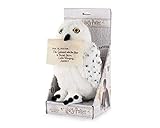 Play by Play Harry Potter - Hedwig Weiße Eule Kuscheltier mit Magnetischem Umschlag und Display 9'45"/24cm - Superweiche Qualität