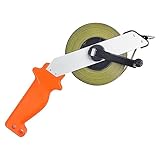 Rollbandmaß 50 m, Langes Maßband, Hohe Präzision Bandmaß, Measuring Tape mit Ergonomischen Griff, Metermaß für Baustelle