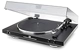 Dual DT 400 USB Vollautomatik Plattenspieler (33/45 U/min, Magnet-Tonabnehmer-System, USB-Anschluss, Entzerrer-Vorverstärker) schwarz