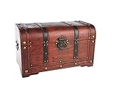 MYBOXES Schatzkiste Piratentruhe Geschenkskiste Größe 45x27,5x30,5cm