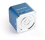 Technaxx Mini Musicman 3W Blau Tragbare Lautsprecher (1-Weg, 3 W, 150-18000 Hz, 4 Ohm, 10% Verkabelt)
