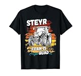 Steyr Austria Laster Landwirtschaft Trecker Geschenkidee T-Shirt, Herren, Schwarz, S, Kurzarm, Klassische Passform, 100% Baumwolle, Einfarbig, Oldtimer Traktoren, Landwirt, Klassisch, Rustic