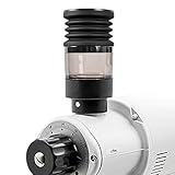 CAFEMASY Transparenter Einzeldosis-Trichter und Silikonbalg, kompatibel mit Mahlkonig EK43 Kaffeemühle, Reinigungswerkzeug