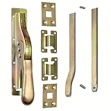 Tür- und 1 Set Tortreibriegel Torverschluss Türtreibriegel Stangen 2340 mm Gelb Verzinkt