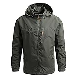 SRZYMJ Windjacke Herren Leicht Fahrrad Bomberjacke Herren Sommer Fleece Jacket Herren Laufjacke Herren Sweatjacke Herren 4Xl Bomberjacke Herren Sommer AG Hoodie Ärmellos Herren XXL