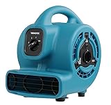 XPower P-80A Mighty Centrifugal Air Mover, Carpet Dryer, Floor Fan, Blower, Stackable, Daisy Chain, for Water Damage Restoration, Janitorial, Plumbing, Home Use