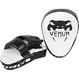 Venum Unisex Erwachsene Light Fokus Handschuhe Fokusboxsäcke, Weiß/Schwarz, Einheitsgröße