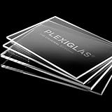 AtHaus® Acrylglas PLEXIGLAS® PMMA 2–10 mm | CNC Zuschnitt nach Maß | Glasklare, UV-beständige, stabile Kunststoffplatte | Individuelle Größen (2 mm, 400 x 300 mm)
