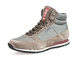 Prada Herren Grau Leder High-Top Sneaker 4T2782 OQT F0031 40 EU / 6 UK