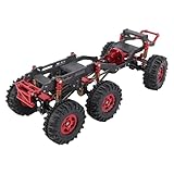 RiToEasysports RC -Chassis, Low -Mitte -Schwerkraft -LKW -Chassis -Rahmenkit für Axial SCX24 RC Truck 6x6 (Schwarz Rot)