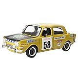 YCNXEB Miniatur Modelle Für Simca 1000 Rallye 2 SRT N°58 Druckguss Auto Metalllegierung Modellauto Spielzeug 1 18 Nachbildung