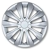 Albrecht 15 Zoll Radkappen Silber für Stahlfelgen - Delta Radzierblenden aus hochwertigem Kunststoff - Langlebige Radblenden in originaler Albrecht Verpackung - Made in EU