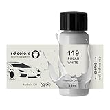 SD COLORS Neue lackstift Polarweiß 149 Reparatur KRATZEN 15 ml (Farbe)