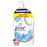 Lenor Flüssigwaschmittel, 100 Waschladungen, Aprilfrisch, Vollwaschmittel, Langanhaltende Frische & Geruchsentfernung Bei Kaltwäsche