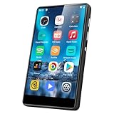 80GB MP3 Player mit Bluetooth und WLAN, SWOFY 4.0-Zoll Touchscreen MP3 & MP4 Player Android, Portable Kinder Musik Player mit Spotify, Amazon Music, Radio, Rekorder, E-Book, Browser