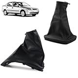 ROBUST Schaltsack & Handbremssack Schwarz Leder für Opel Astra G 578412 90437203 1998-2009