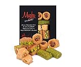 Mughe Gourmet Kleine Türkische Pistazien-Baklava Geschenkbox - Extra Klein Dessertgebäck-Geschenke - 150g/5.3oz - Feiern Sie Geburtstag, Vatertag, Muttertag, Weihnachten