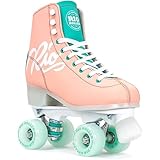 Rio Roller Script Retro Rollschuhe Disco Roller pfirsich peach/green, 38