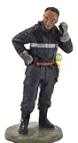 Del Prado Sammelfigur Feuerwehrmann Firefighter Figur Madrid Spanien 2003 1:32 ca. 7 cm Metall