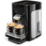 Philips Domestic Appliances HD7865/60 Senseo Quadrante Kaffeepadmaschine, Edelstahl, mit Kaffee Boost Technologie, Schwarz