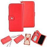 K-S-Trade 2in1 Schutzhülle Portemonnee Handyhülle Mit Bumper Kompatibel Mit Xiaomi Mi 9T Hülle Case Etui Geldbörse Smartphone Rot (1x)