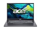 Acer Aspire 17 (A17-51M-74F2) Laptop, 17" FHD IPS Display, Intel Core 7 150U, 32 GB RAM, 1 TB SSD, Intel Grafik, Windows 11, QWERTZ Tastatur, grau