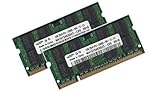 4GB Samsung Dual Channel Kit: 2 x 2 GB = 4GB 200 pin DDR2-667 SO-DIMM - passend für Toshiba Notebook Satellite A100 + A110 + A200 + A210 + C650 + L100 + L300 + L300D + L350 + L350D