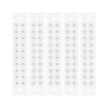 Zickdom Ohrsamen Akupunktur Pflaster – Einweg Akupressursticker für Stressabbau und Muskelentspannung, auch als Schönheitsschmuck geeignet Gold Beads - 100 PCs