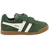 Gola Harrier Strap Sneaker, Evergreen Off White, 28 EU