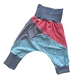 Sweet Thimble - Pumphose für Baby und Kleinkinder Gr. 92-98 - Öko-Tex-Standart 100 zertifiziert - mitwachsend - Baumwolljersey