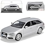 Generisch A*U*D*I A4 B8 Facelift Ab 2011 Avant Kombi EIS Silber Ab 2007 1/43 Minichamps Modell Auto