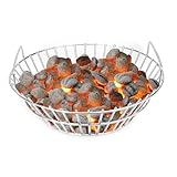 Onlyfire Holzkohle-Aschenkorb aus Edelstahl Kompatibel für große BGE, Kamado Joe Classic