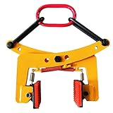 Versetzzange, 280kg Steinzange Verstellbare Öffnung von 12-26cm Durchmesser Bordsteinzange Hebezange Bordstein für Stein Anheben und Transportieren