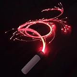 Peitsche aus Glasfaser – LED-Peitsche zur Musiksynchronisierung, Tanzpeitsche mit LED-Licht | Zubehör drehbar beleuchtet LED 7 Farben mit 4 variablen Beleuchtungsmodi, Zubehör Fo