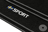 Sport Velour Fußmatten Satz für Saab 9-3 II (2002-2011) - 4-teilig - Passgenau