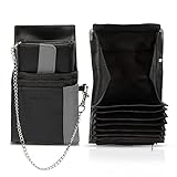 Halal-Wear Kellnerportemonnaie mit Tasche Kellnertasche Kellnerbörse Kellnergeldbeutel Kellnergeldbörse Bedienungsgeldbeutel Kellnerhalfter Kellnertasche, Grau, XXL