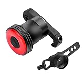 Smart Fahrrad Rücklicht,Intelligentes Sensorbremslicht, Auto On/Off, 400 mAh wiederaufladbares intelligentes Rücklicht Fahrrad, IPX5, Bremsaktiviertes Rücklicht für Rennrad,MTB,E-Bike (1PCS)