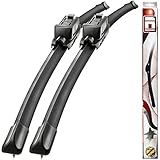 Recambo SCHEIBENWISCHER VORNE kompatibel für OPEL ASTRA H | LIMO | CARAVAN | GTC |2004 - 2010 ( 2er Set: 550mm / 450mm )