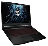 MSI GF63 Thin Gaming Laptop | 15.6" FHD 144 Hz Display | Intel Core i7-11800H | 16GB RAM | 512GB SSD Speicher | Nvidia RTX 3050 Grafik | QWERTZ Tastatur | Windows 11
