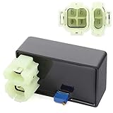 Area1 Einstellbare Tuning CDI Zündeinheit AC-Version offen ungedrosselt für 50ccm China 2T Kompatibel mit KEEWAY F-Act 50