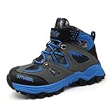 Kinder Wanderschuhe Winterschuhe Jungen Schneestiefel Warm Mädchen Outdoor Trekking Schuhe rutschfeste Mid Trekkingstiefel Blau gr 40