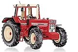 WIKING 077852 IHC 1455 XL Modelltraktor, 1:32, Metall/Kunststoff, Ab 14 Jahre, Auswechselbare Auspuffrohre, Abnehmbares Frontgewicht, Öffenbare Türen