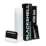 Blackshell® Ladekantenschutz Folie passend für Kia Sorento | Typ MQ4 | Bj. ab 2020 Transparent - passgenauer Stoßstangenschutz inkl. Set für Folierung