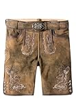 Stockerpoint Herren Hans Trachtenlederhose, Havanna Vintage, 48