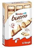 Kinder Bueno White Schokoriegel, 6 x 19.5g