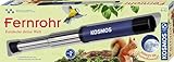 KOSMOS ‎676872 Fernrohr - Entdecke Deine Welt, Linsen-Fernrohr mit 12facher Vergrößerung. Stabiler Okularauszug aus Metall. Für Kinder ab 8 Jahre mit Tipps zur Anwendung und Beobachtungen