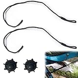 ZDQC 2 Stück Halteband Hutablage Universal,Halteband Hutablage,Hutablage Haltebände,Band Halterung für den Kofferraum,Heckablage Strap(universal)