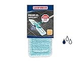 Leifheit Wischbezug Profi super soft für sensible Böden, Bodenwischer Ersatzbezug mit Spezialfasern, Wischer Ersatzbezug für minimale Wasseraufnahme, ideal für Parkett, Laminat und Kork