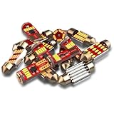 Set mit 13 Leselampen für Innenleuchte, für Renault Megane 4 IV MK4 2016-2022, Zubehör (Wit)